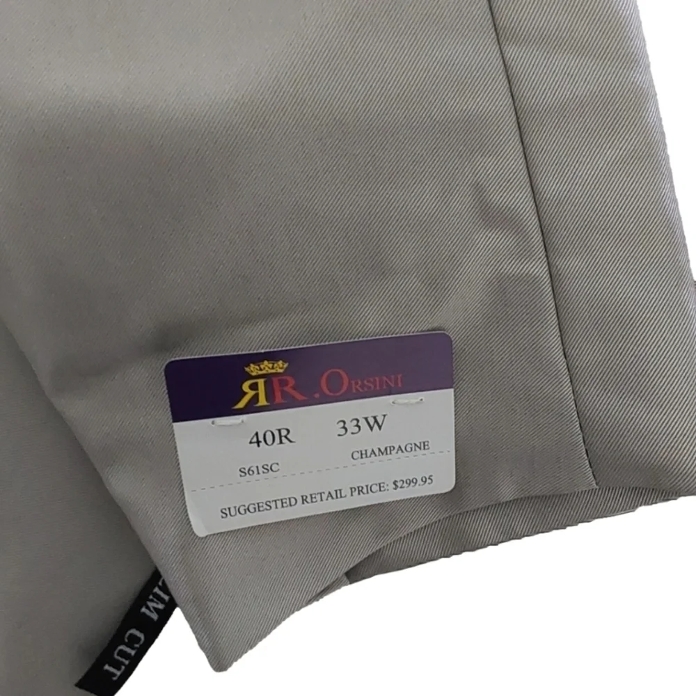 Robert ORSINI‎ CHAMPAGNE NWT SINGLE BREASTED DOUBLE VENT SLIM CUT SPORT COAT